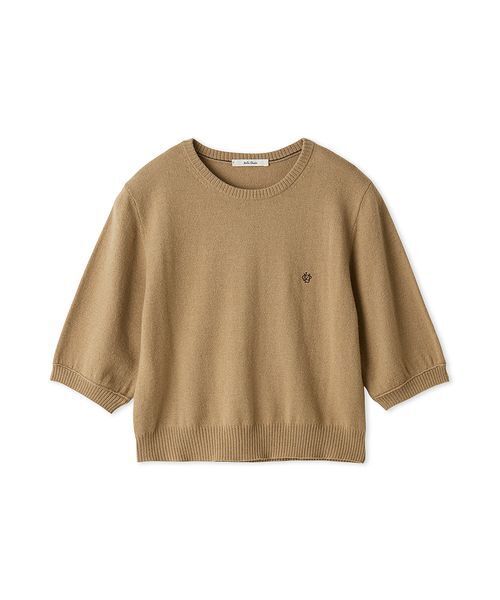 Mila Owen(ミラオーウェン)の「カシミヤ混クロップドニットプルオーバー(ニット/セーター・レディース・キャメル/グレー/ライトブルー・F)」の3枚目の写真