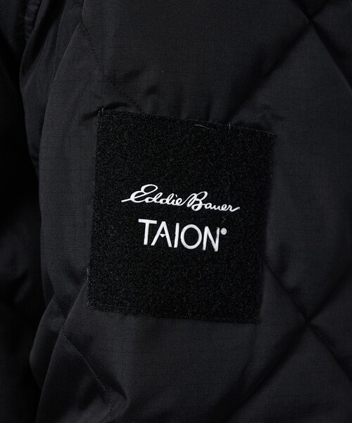 TAION（タイオン）の「【Eddie Bauer × TAION / エディー・バウアー × タイオン】SKYLINER DOWN JACKET STANDARD / スカイライナー ダウンジャケット スタンダード（ダウンジャケット/コート・メンズ・ブラック・L/XL/M）」の14枚目の写真