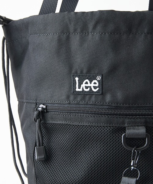 Lee(リー)の「【Lee/リー】【撥水ポリエステル素材を使用】巾着ショルダーバッグ 2way仕様 テープチャーム付き デイリーユース(ショルダーバッグ・レディース・ブラック/ピンク/ライトグリーン・FREE)」の17枚目の写真