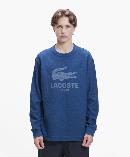 LACOSTE(ラコステ)の「インディゴパイル スウェットプルオーバー(スウェット・メンズ・ブルー/インディゴブルー/ブラック・2/3/4/5)」の5枚目の写真