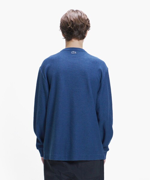 LACOSTE(ラコステ)の「インディゴパイル スウェットプルオーバー(スウェット・メンズ・ブルー/インディゴブルー/ブラック・2/3/4/5)」の6枚目の写真