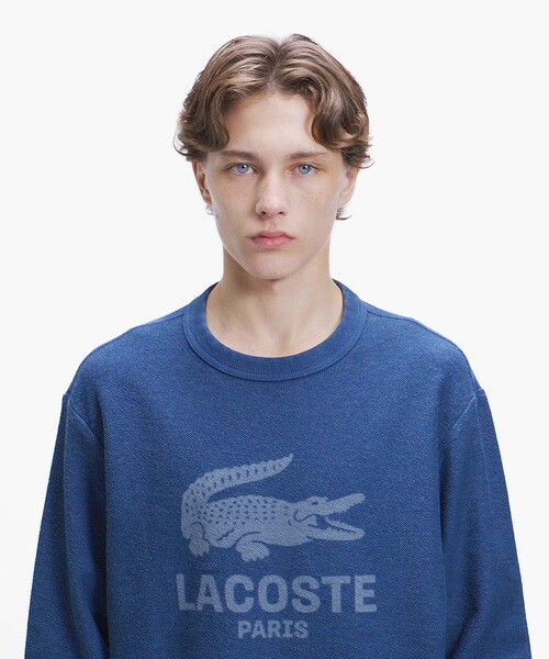LACOSTE(ラコステ)の「インディゴパイル スウェットプルオーバー(スウェット・メンズ・ブルー/インディゴブルー/ブラック・2/3/4/5)」の7枚目の写真