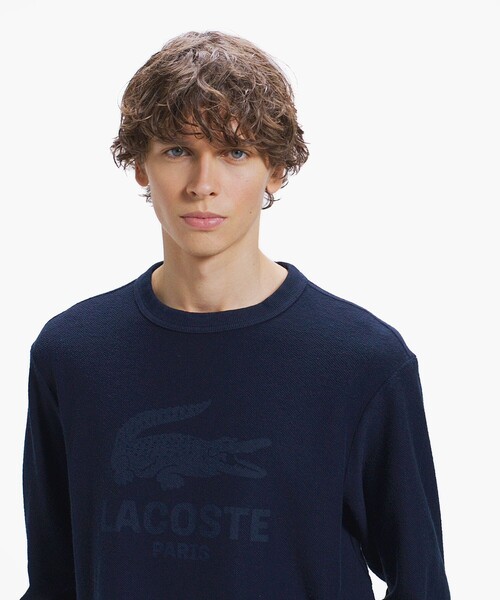 LACOSTE(ラコステ)の「インディゴパイル スウェットプルオーバー(スウェット・メンズ・ブルー/インディゴブルー/ブラック・2/3/4/5)」の18枚目の写真