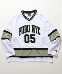 【FUBU/フブ】Hockey Shirts/ナンバリング ホッケーシャツ