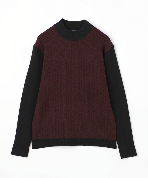 NICOLE selection(ニコルセレクション)の「幾何学柄モックネックニットプルオーバー(ニット/セーター・メンズ・その他2/ボルドー/その他3/ライトグレー・L/M/XL)」の17枚目の写真
