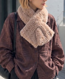 moz（モズ）の「【MOZ】モズ 差し込みマフラー ティペット ネックウォーマー（ネックウォーマー/スヌード）」