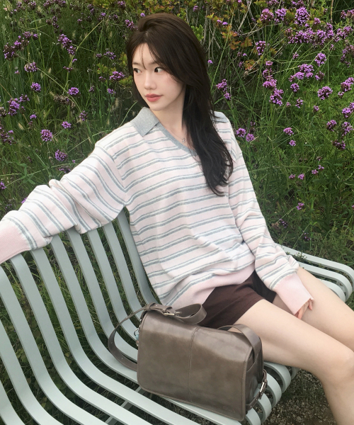 Carlyn(カーリン)の「マーティン H76327010(メッセンジャーバッグ・レディース・ダークベージュ/アイボリー/ブラック/ボルドー・FREE)」の10枚目の写真