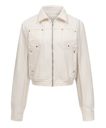 26AW/ショート丈ジップアップワークジャケット