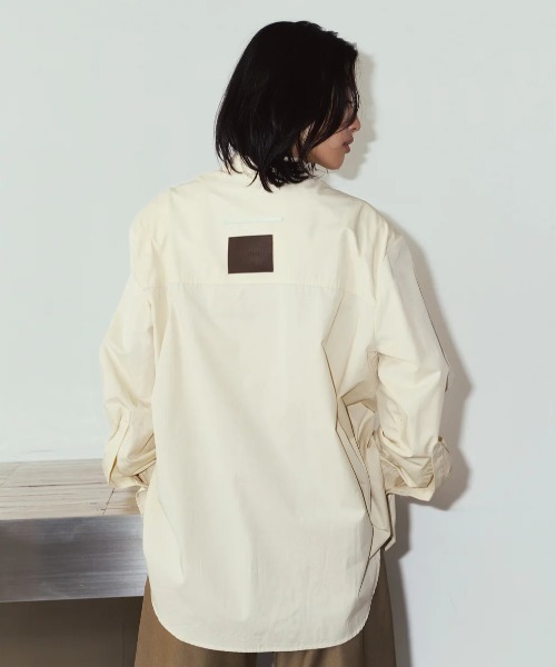 Knuth Marf(クヌースマーフ)の「Knuth Marf label over shirt(シャツ/ブラウス・レディース・イエロー・FREE)」の5枚目の写真