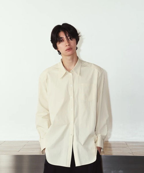 Knuth Marf(クヌースマーフ)の「Knuth Marf label over shirt(シャツ/ブラウス・レディース・イエロー・FREE)」の7枚目の写真