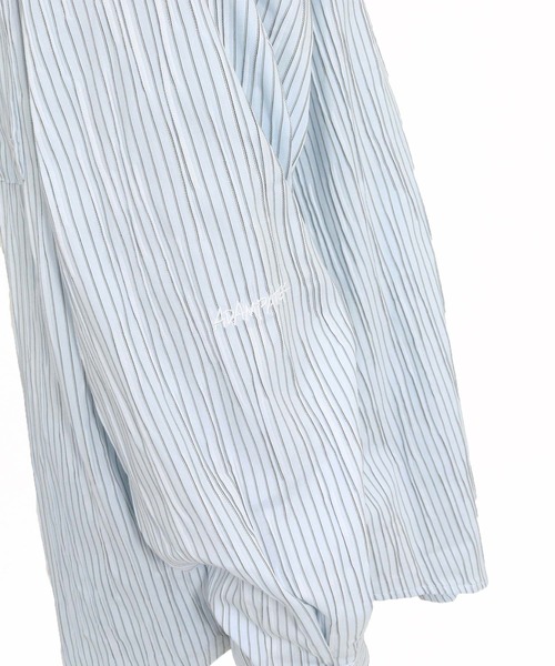 ADAM PATEK(アダムパテック)の「ms6671-stitched calm pinchstripe shirt ストライプシャツ(AP2625004)(シャツ/ブラウス・メンズ・ブルー/ホワイト・1/2)」の22枚目の写真