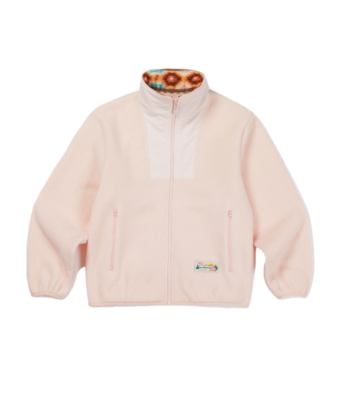MMLG(エムエムエルジー)の「MMLG メドウ フリースジャケット(ピンク)(その他アウター・レディース・その他・LARGE/MEDIUM/SMALL/X-LARGE)」の2枚目の写真