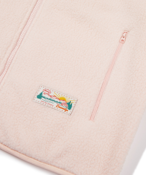 MMLG(エムエムエルジー)の「MMLG メドウ フリースジャケット(ピンク)(その他アウター・レディース・その他・LARGE/MEDIUM/SMALL/X-LARGE)」の5枚目の写真