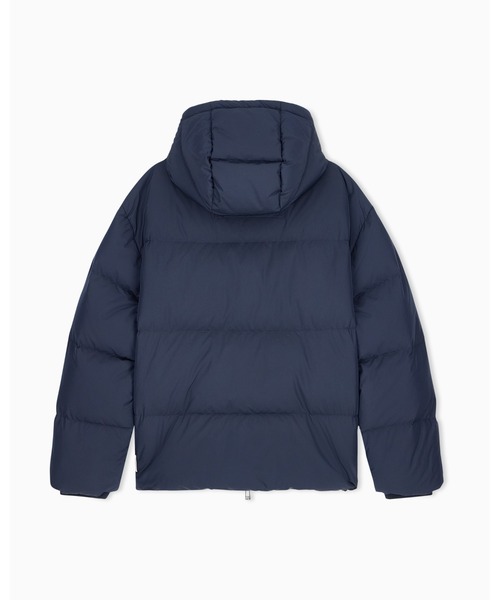 ARMANI EXCHANGE(アルマーニエクスチェンジ)の「【A|X アルマーニ エクスチェンジ】ロゴパッチ ダウンジャケット(ダウンジャケット/コート・メンズ・ダークネイビー・X-LARGE/X-SMALL/SMALL/MEDIUM/LARGE)」の2枚目の写真