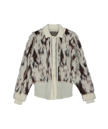 Ameri（アメリ）の「SHERBET JACQUARD KNIT CARDIGAN（カーディガン/ボレロ）」