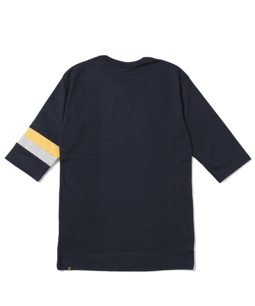 KRIFF MAYER（クリフメイヤー）の「タイトフィット袖切替5分袖Ｔシャツ（Tシャツ/カットソー・メンズ・グレー/ホワイト/グリーン/ピンク/チャコール/ネイビー・LARGE/MEDIUM）」の22枚目の写真