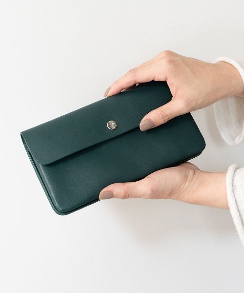 【極美品　ほぼ未使用】スタンダードサプライ　長財布 ダークグリーン 極美品 ほぼ未使用】スタンダードサプライ 長財布 ダーク