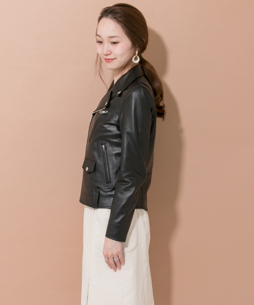 SUPP.（サップ）の「SUPP.　別注 RIDERS JACKET（ライダースジャケット・レディース・ブラック・S/M）」の22枚目の写真