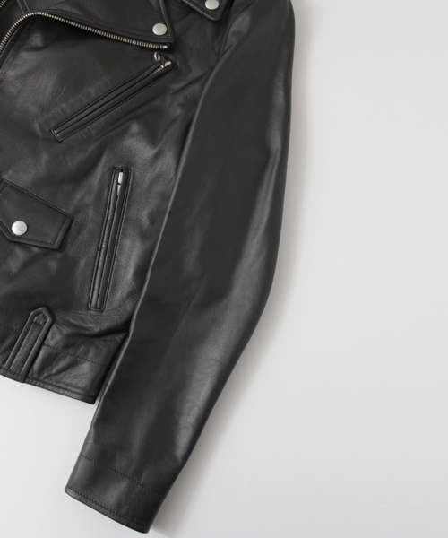 SUPP.（サップ）の「SUPP.　別注 RIDERS JACKET（ライダースジャケット・レディース・ブラック・S/M）」の16枚目の写真