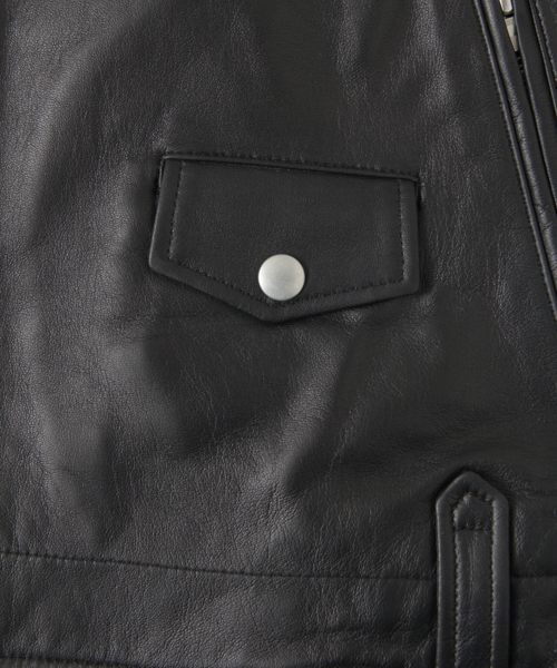 SUPP.（サップ）の「SUPP.　別注 RIDERS JACKET（ライダースジャケット・レディース・ブラック・S/M）」の7枚目の写真