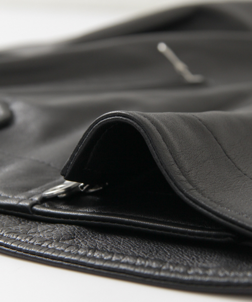 SUPP.（サップ）の「SUPP.　別注 RIDERS JACKET（ライダースジャケット・レディース・ブラック・S/M）」の11枚目の写真