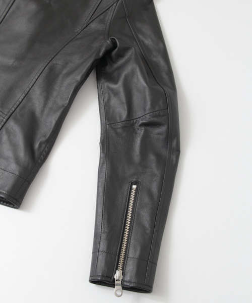 SUPP.（サップ）の「SUPP.　別注 RIDERS JACKET（ライダースジャケット・レディース・ブラック・S/M）」の3枚目の写真