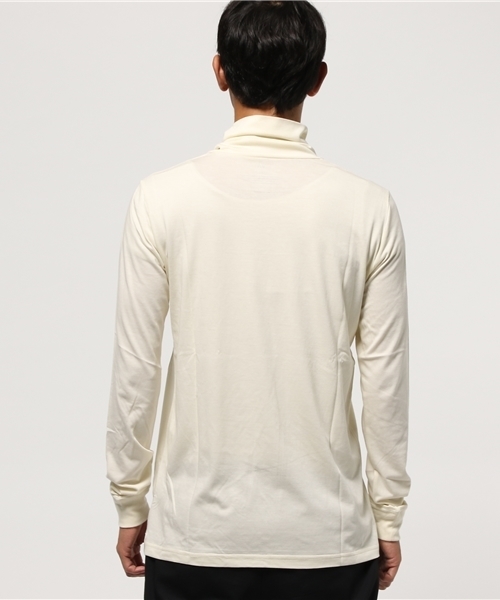 FACTOTUM（ファクトタム）の「【VALLIS】バイオシルキーシリーズタートルネック（Tシャツ/カットソー・メンズ・クリーム/ブラック/パープル/イエロー/ベージュ/オレンジ・46/44/48）」の10枚目の写真