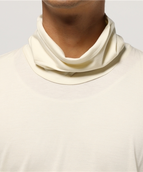 FACTOTUM（ファクトタム）の「【VALLIS】バイオシルキーシリーズタートルネック（Tシャツ/カットソー・メンズ・クリーム/ブラック/パープル/イエロー/ベージュ/オレンジ・46/44/48）」の11枚目の写真