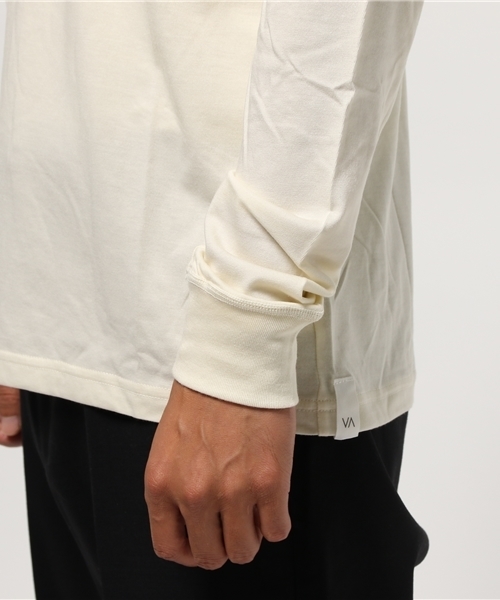 FACTOTUM（ファクトタム）の「【VALLIS】バイオシルキーシリーズタートルネック（Tシャツ/カットソー・メンズ・クリーム/ブラック/パープル/イエロー/ベージュ/オレンジ・46/44/48）」の13枚目の写真