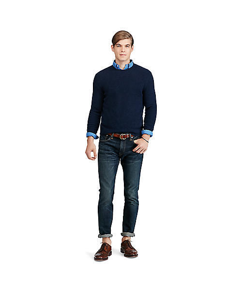 POLO RALPH LAUREN(ポロ ラルフ ローレン)の「メリノウールカシミヤ セーター(ニット/セーター・メンズ・レッド系1/ブラック/ネイビー・X-LARGE/X-SMALL/LARGE/MEDIUM/SMALL)」の13枚目の写真