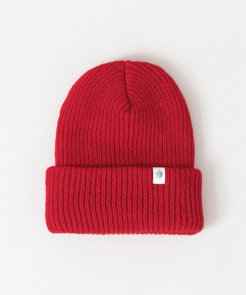 URBAN RESEARCH Sonny Label（アーバンリサーチサニーレーベル）の「Sonny Label  MADE IN USA ニット帽（ニットキャップ/ビーニー・レディース・インディゴブルー/マスタード/ホワイト/グリーン/レッド/ブラック/カーキ/チャコールグレー・ONE）」の8枚目の写真