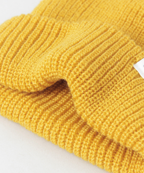 URBAN RESEARCH Sonny Label（アーバンリサーチサニーレーベル）の「Sonny Label  MADE IN USA ニット帽（ニットキャップ/ビーニー・レディース・インディゴブルー/マスタード/ホワイト/グリーン/レッド/ブラック/カーキ/チャコールグレー・ONE）」の19枚目の写真
