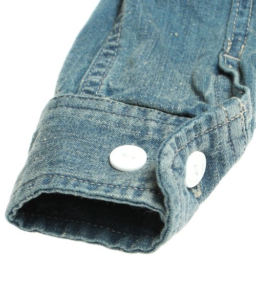 F.O.KIDS(エフオーキッズ)の「プレミアムリメイクシャツ(シャツ/ブラウス・キッズ・ネイビー/ブルー・95/100/120/140/80/90/110/130)」の7枚目の写真