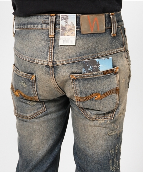 【セール】Thin Finn / Sidegrinder Selvage シンフィン スキニーフィットジーンズ（デニムパンツ）｜Nudie Jeans（ヌーディージーンズ）