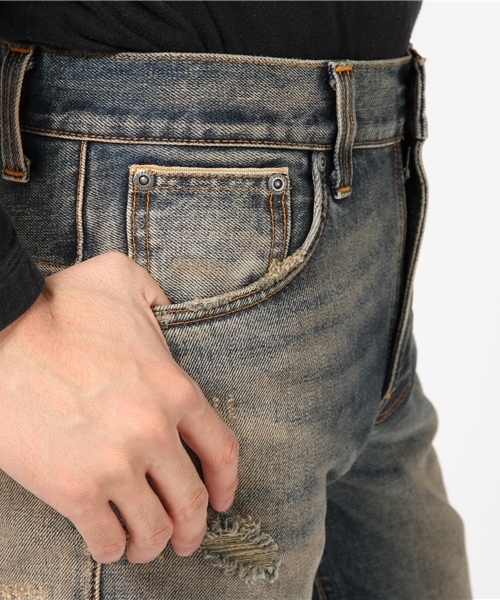 【セール】Thin Finn / Sidegrinder Selvage シンフィン スキニーフィットジーンズ（デニムパンツ）｜Nudie Jeans（ヌーディージーンズ）