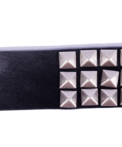 8(eight)(エイト)の「3連 スタッズベルト 本革 シンプル(ベルト・メンズ・シルバー/ブラック・FREE)」の15枚目の写真