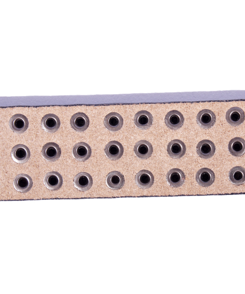 8(eight)(エイト)の「3連 スタッズベルト 本革 シンプル(ベルト・メンズ・シルバー/ブラック・FREE)」の7枚目の写真