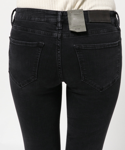 ALLSAINTS（オールセインツ）の「MAST ANKLE ZIP（デニムパンツ・レディース・ライトブラック・25/26/27/24）」の13枚目の写真