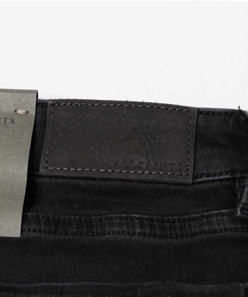 ALLSAINTS（オールセインツ）の「MAST ANKLE ZIP（デニムパンツ・レディース・ライトブラック・25/26/27/24）」の6枚目の写真