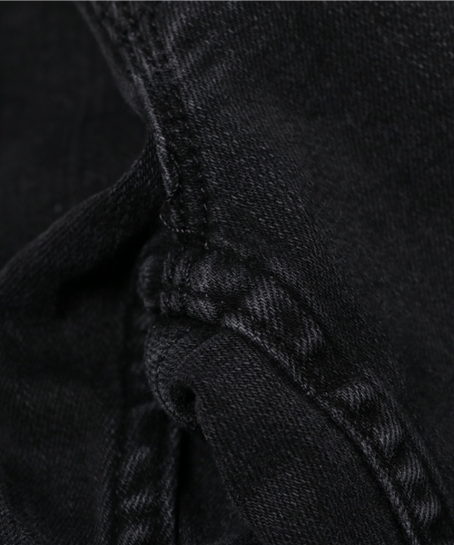 ALLSAINTS（オールセインツ）の「MAST ANKLE ZIP（デニムパンツ・レディース・ライトブラック・25/26/27/24）」の2枚目の写真