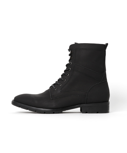 JACKROSE（ジャックローズ）の「PUミリタリーシューレースブーツ（ブーツ・メンズ・ブラック/ブラウン/キャメル・M/L）」の12枚目の写真