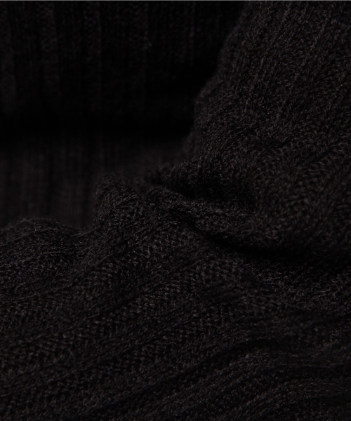 Re:EDIT（リエディ）の「[リエディ]リブニットソーフレアスリーブトップス[2016秋冬新作]トップス/ニットトップス（ニット/セーター・レディース・ブラック/アイボリー/ワイン/ベージュ/グレー・MEDIUM）」の11枚目の写真