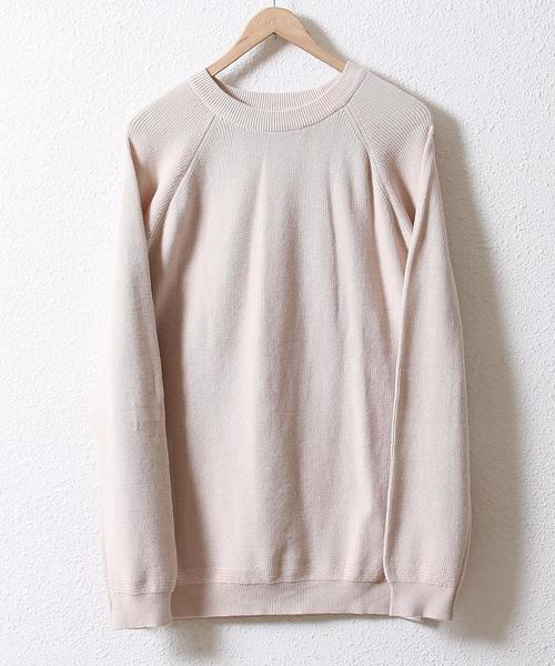 coen(コーエン)の「【スマイルプライス】カラーコットンニットプルオーバー(ニット/セーター・メンズ・グレー/ベージュ/ネイビー/ライトピンク・MEDIUM/SMALL/X-LARGE/LARGE)」の3枚目の写真