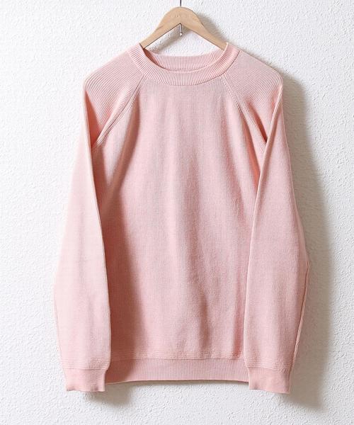 coen(コーエン)の「【スマイルプライス】カラーコットンニットプルオーバー(ニット/セーター・メンズ・グレー/ベージュ/ネイビー/ライトピンク・MEDIUM/SMALL/X-LARGE/LARGE)」の4枚目の写真