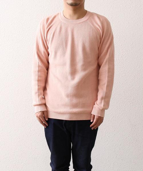 coen(コーエン)の「【スマイルプライス】カラーコットンニットプルオーバー(ニット/セーター・メンズ・グレー/ベージュ/ネイビー/ライトピンク・MEDIUM/SMALL/X-LARGE/LARGE)」の13枚目の写真