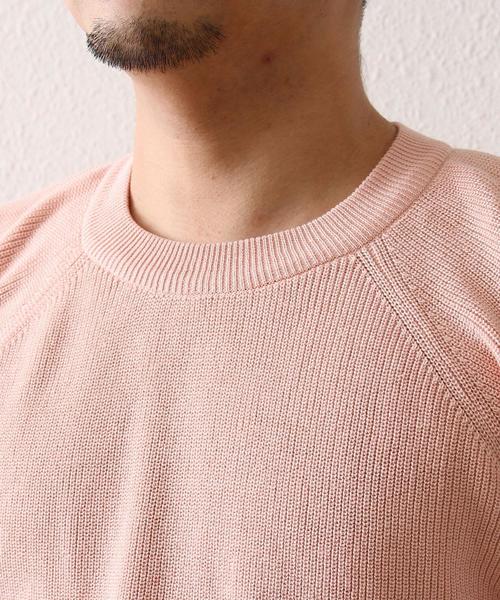 coen(コーエン)の「【スマイルプライス】カラーコットンニットプルオーバー(ニット/セーター・メンズ・グレー/ベージュ/ネイビー/ライトピンク・MEDIUM/SMALL/X-LARGE/LARGE)」の6枚目の写真