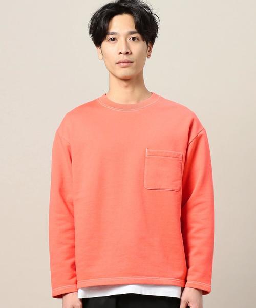 BEAUTY&YOUTH UNITED ARROWS(ビューティーアンドユースユナイテッドアローズ)の「BY ガーメントダイ ワイド スウェット ◆(スウェット・メンズ・ライラック/ライトピンク/ブラック・LARGE/SMALL/X-LARGE/MEDIUM)」の21枚目の写真