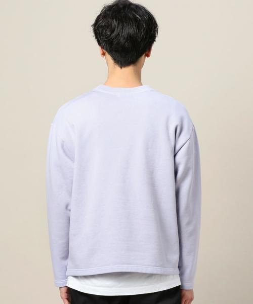 BEAUTY&YOUTH UNITED ARROWS(ビューティーアンドユースユナイテッドアローズ)の「BY ガーメントダイ ワイド スウェット ◆(スウェット・メンズ・ライラック/ライトピンク/ブラック・LARGE/SMALL/X-LARGE/MEDIUM)」の8枚目の写真