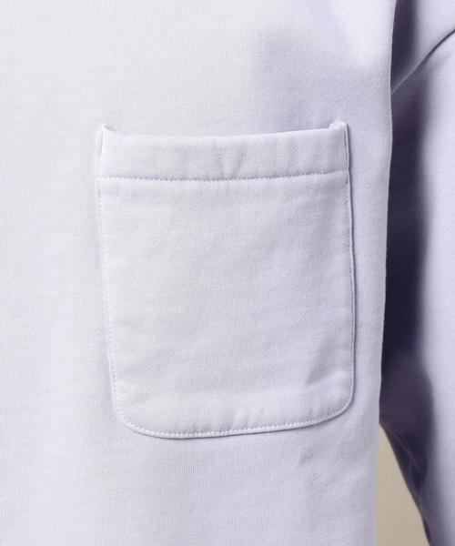 BEAUTY&YOUTH UNITED ARROWS(ビューティーアンドユースユナイテッドアローズ)の「BY ガーメントダイ ワイド スウェット ◆(スウェット・メンズ・ライラック/ライトピンク/ブラック・LARGE/SMALL/X-LARGE/MEDIUM)」の9枚目の写真
