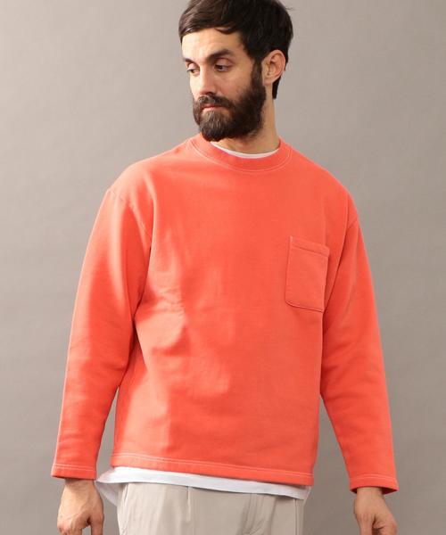 BEAUTY&YOUTH UNITED ARROWS(ビューティーアンドユースユナイテッドアローズ)の「BY ガーメントダイ ワイド スウェット ◆(スウェット・メンズ・ライラック/ライトピンク/ブラック・LARGE/SMALL/X-LARGE/MEDIUM)」の10枚目の写真